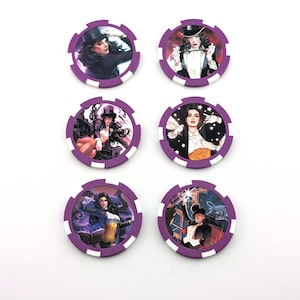 Fichas de acción Heroclix - Edición de magia al revés - Conjunto de 6