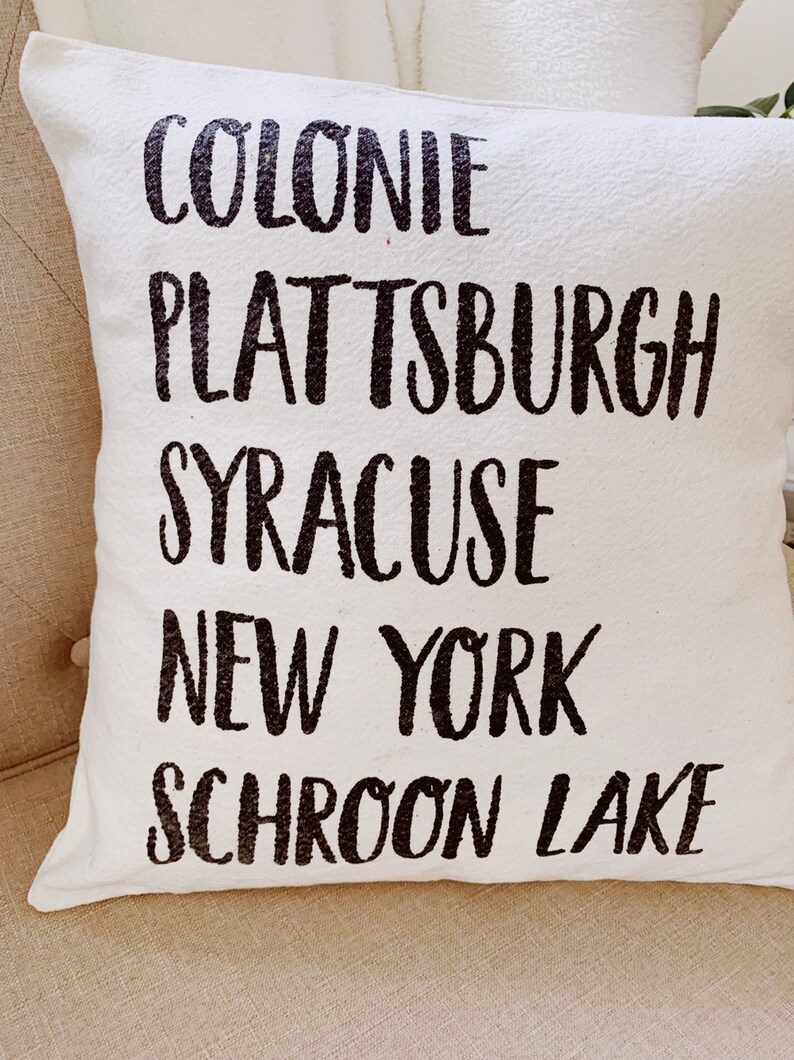 Personalized Name Pillows Custom Throw Pillows Family Name Etsy