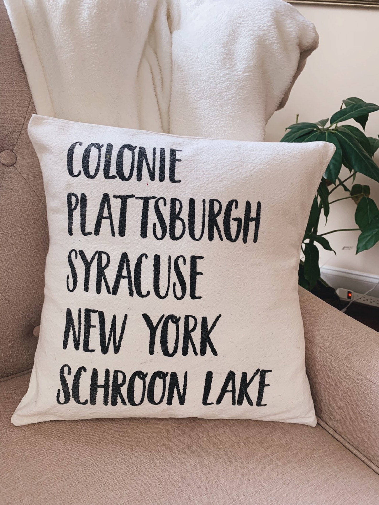 Personalized Name Pillows Custom Throw Pillows Family Name Etsy