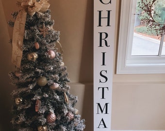 Merry Christmas Front Porch Sign | Christmas Porch Decor | Front Door Sign | Outdoor Christmas Decor | Front Door Decor | Christmas Decor