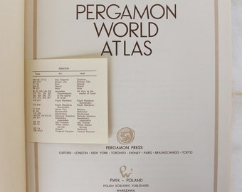 Pergamon World Atlas: Oxford, London, New York, Toronto Pergamon World Atlas: Oxford, London, New York, Toronto