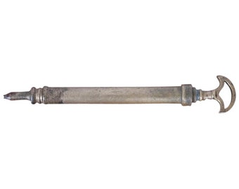 Original - Antique Medical Brass Vacuum Syringe Pump - 19th Century Medicine, Antique