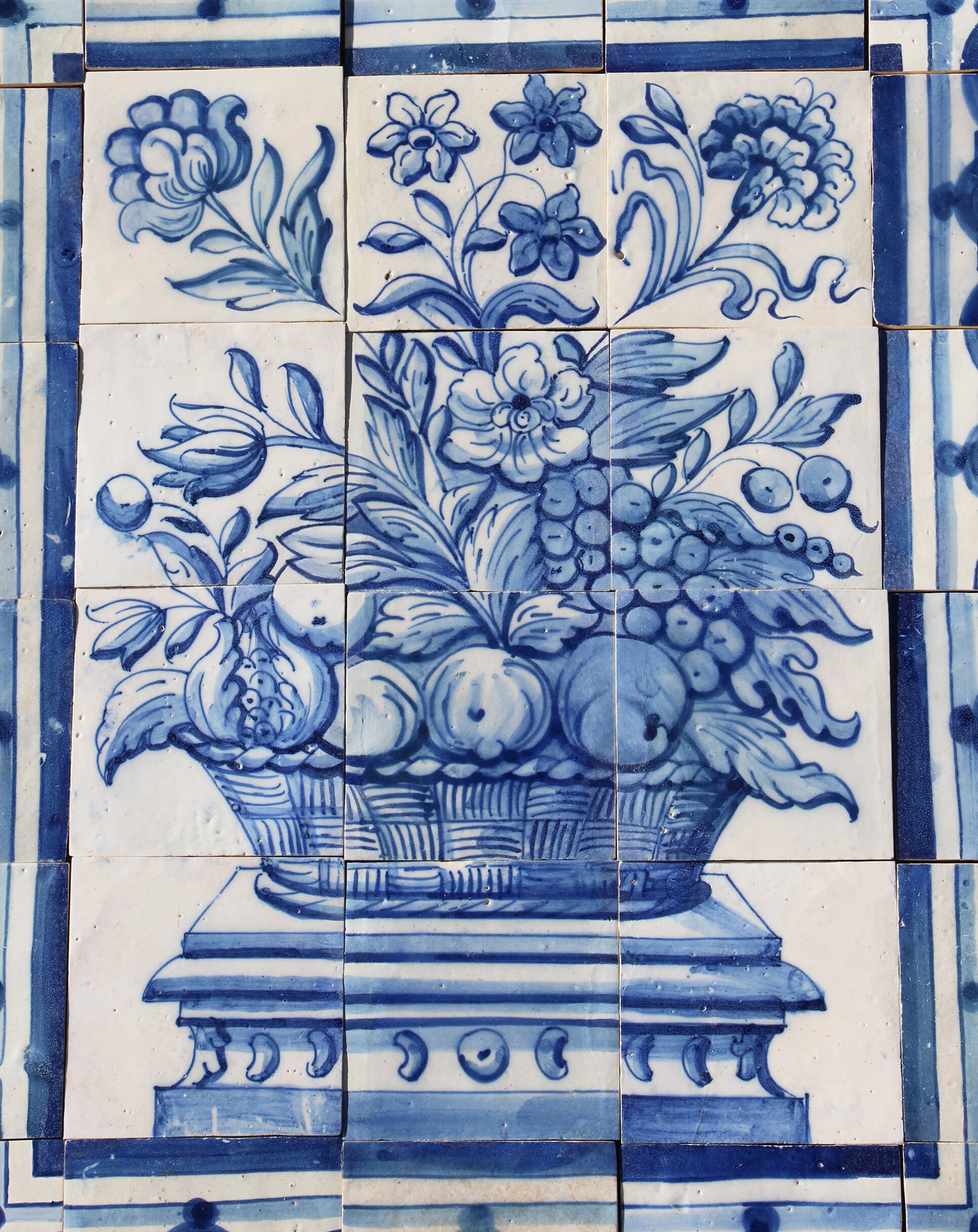 18 x 18 Accent Ceramic Mural Backsplash Art Flowers Tile #731 