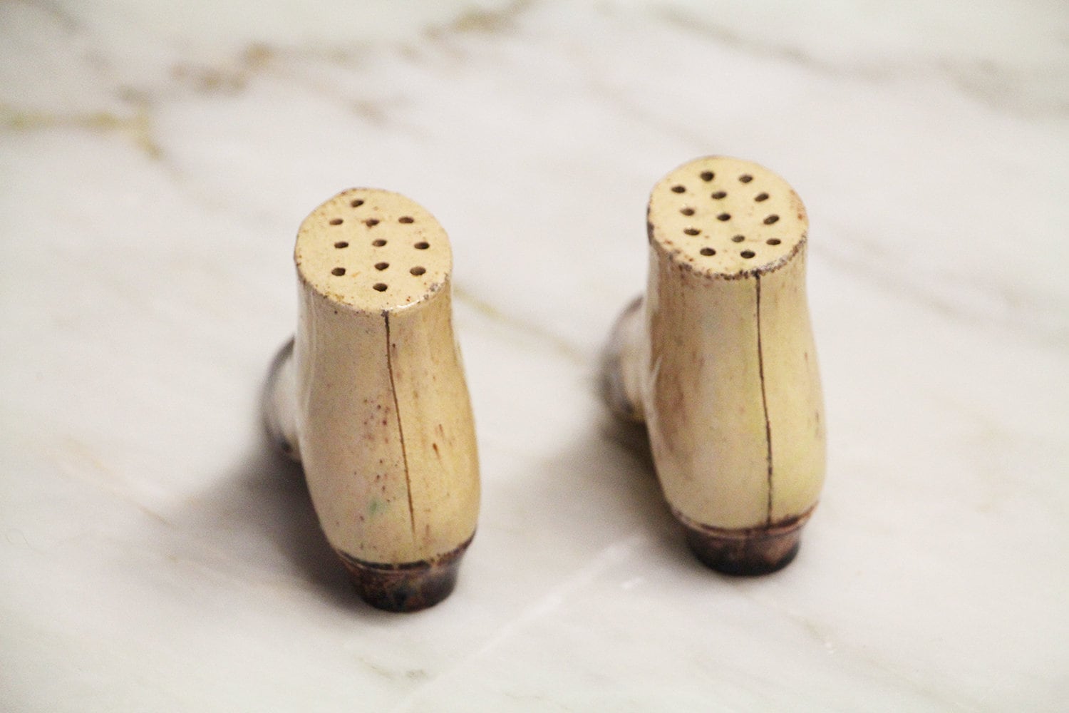 Victorian Toothpick 19th Century, Victorian Set of Two Toothpick Holder Depicting Woman ...
