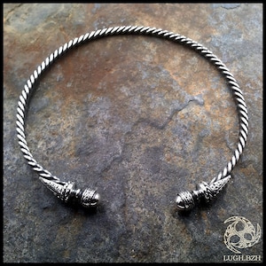 Belenos (Arc’hant) Celtic Torque in Silver