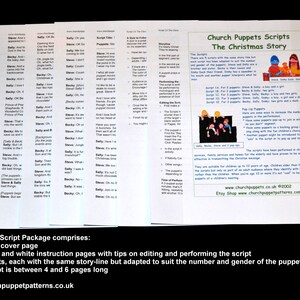 Puede incluir: Un conjunto de guiones de títeres imprimibles en blanco y negro para una historia de Navidad. Los guiones están diseñados para usar con títeres e incluyen instrucciones sobre cómo editar y realizar el guion. Los guiones están disponibles para comprar en línea.