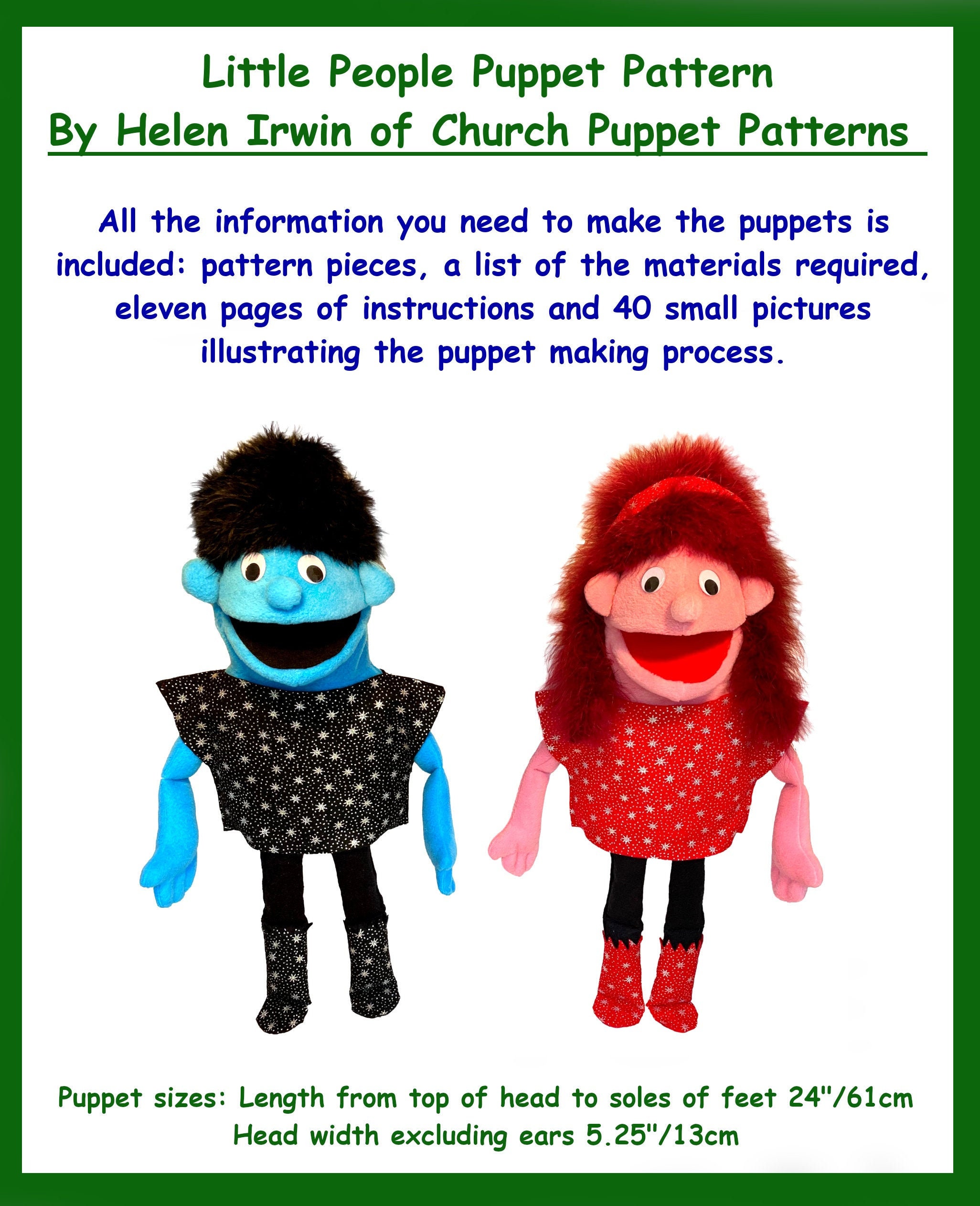 Church Puppets for sale Only 2 left at 60