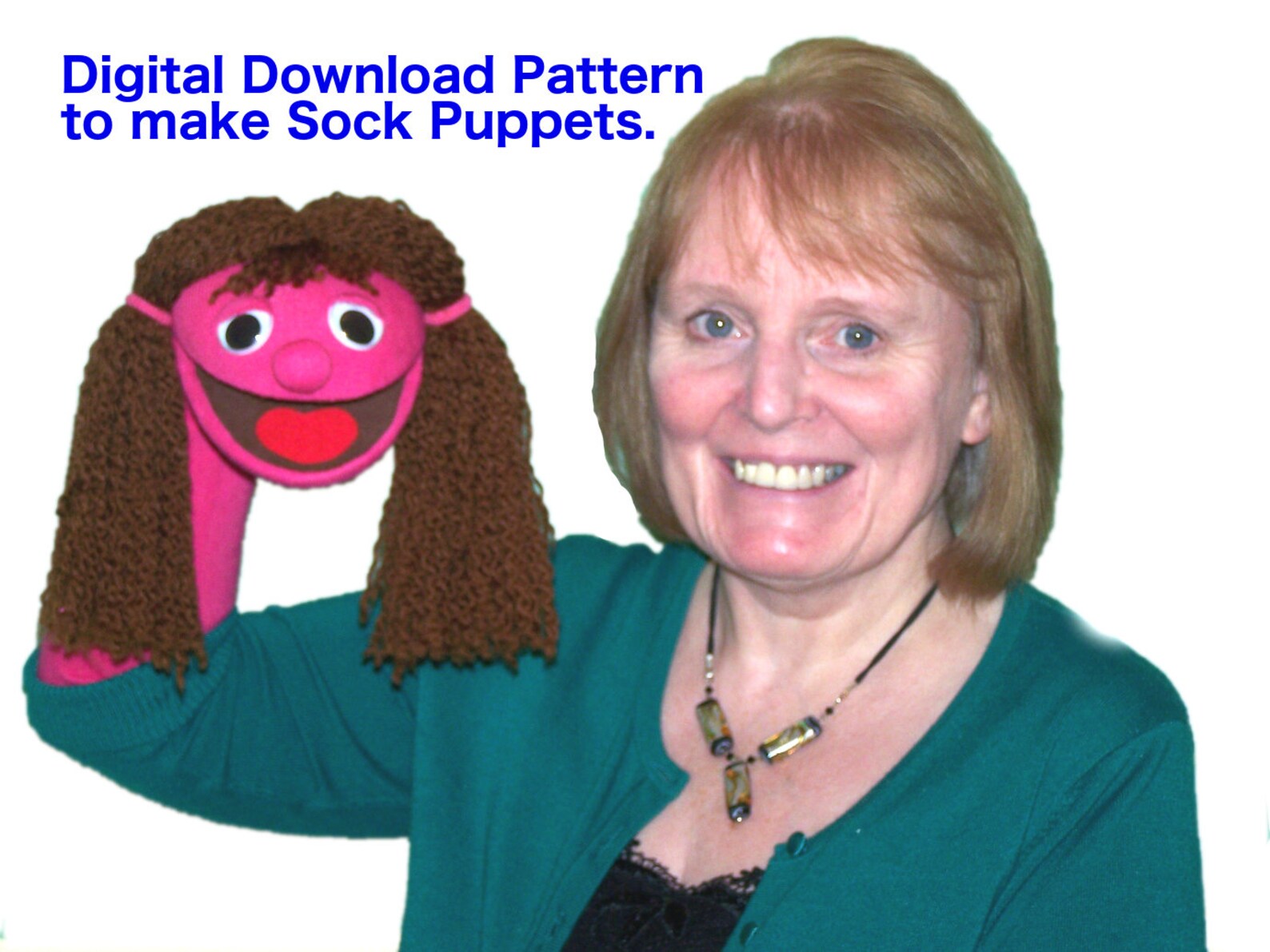 02. Sock Puppet Pattern by Churchpuppets Hand Puppet Etsy Italia