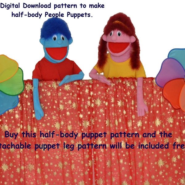 01. People Puppet Pattern by Church Puppets | Hand Puppet | Christian | Church | Resources |