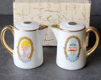 Vintage M&M's Salt and Pepper Set I Melt for No One NIB Green Blue