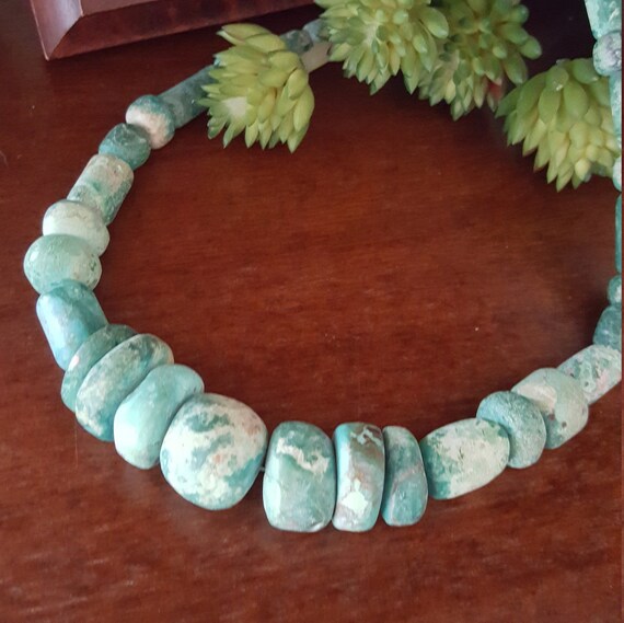 Vintage Turquoise Necklace, vintage jewelry, turqu