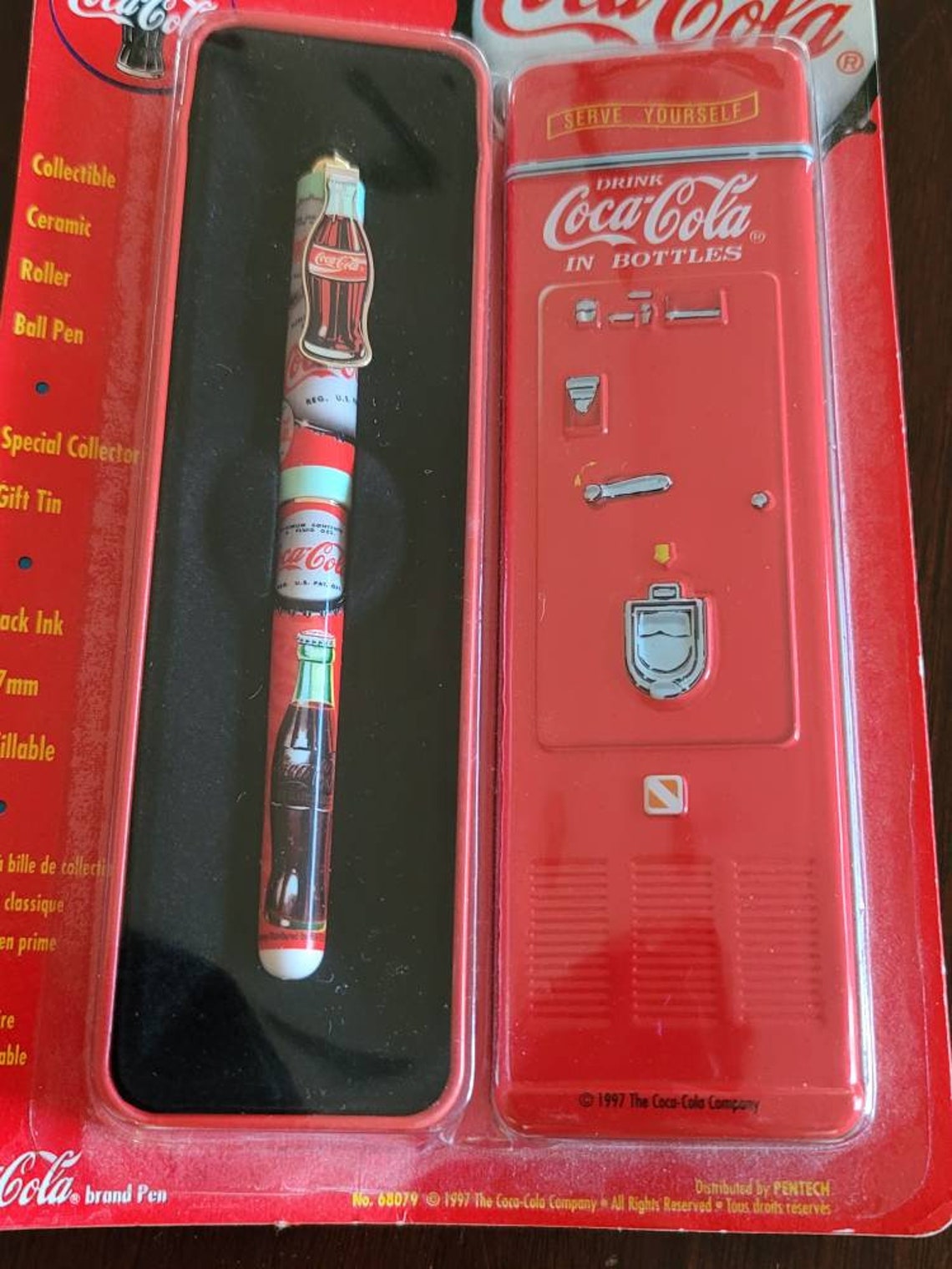 Coca Cola Collectible Ceramic Roller Ball Pen in Collector Etsy