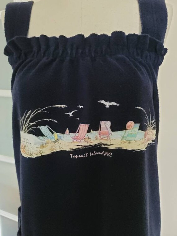 Vintage Terry Cloth Beach Cover Up Sun Dress size M medium Etsy