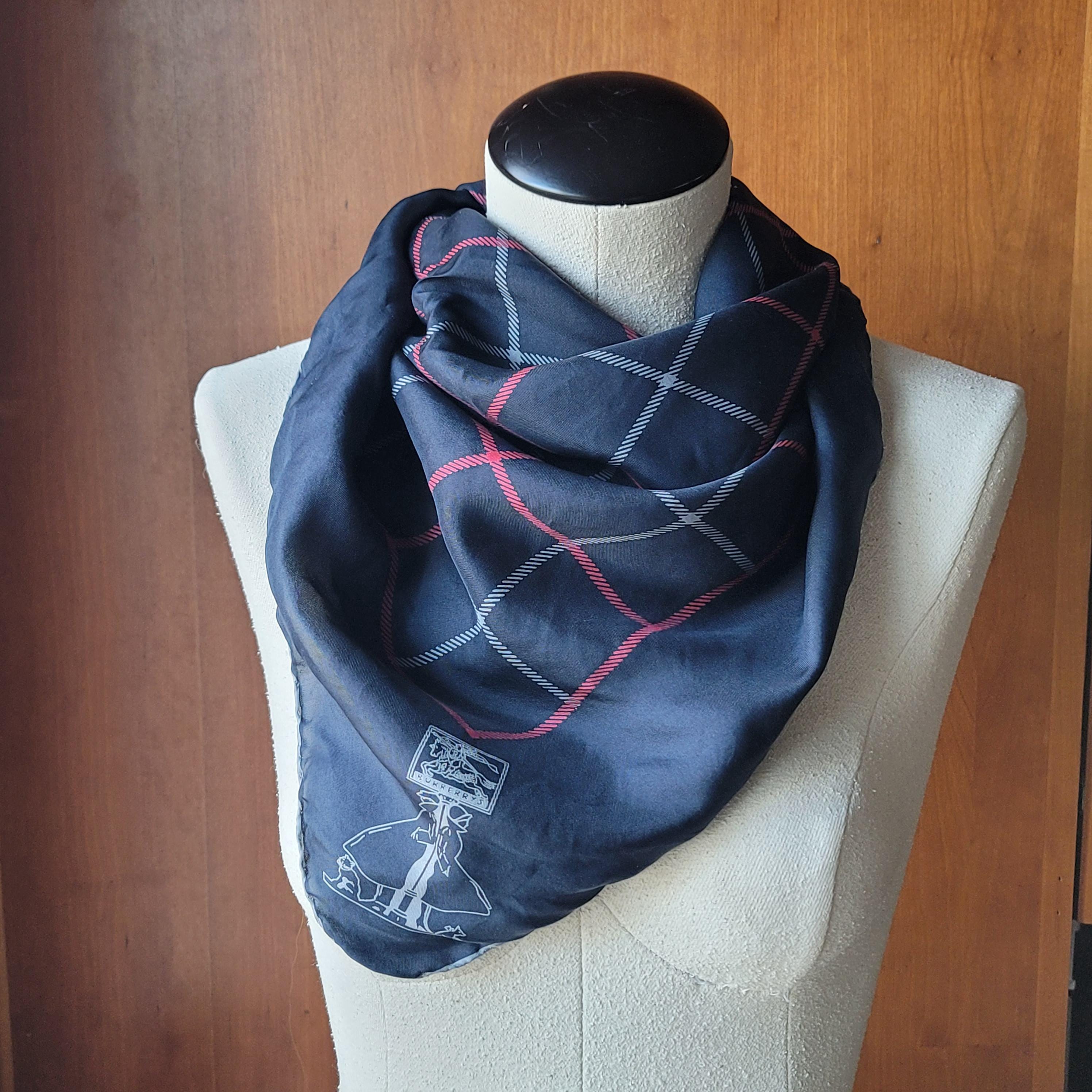 小物 00s Burberry border long long scarf y2k Classic Burberry Wrap Beige Check Haymarket Black Border
