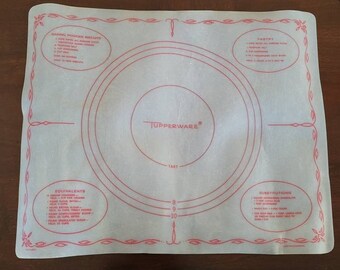 tupperware pie mat