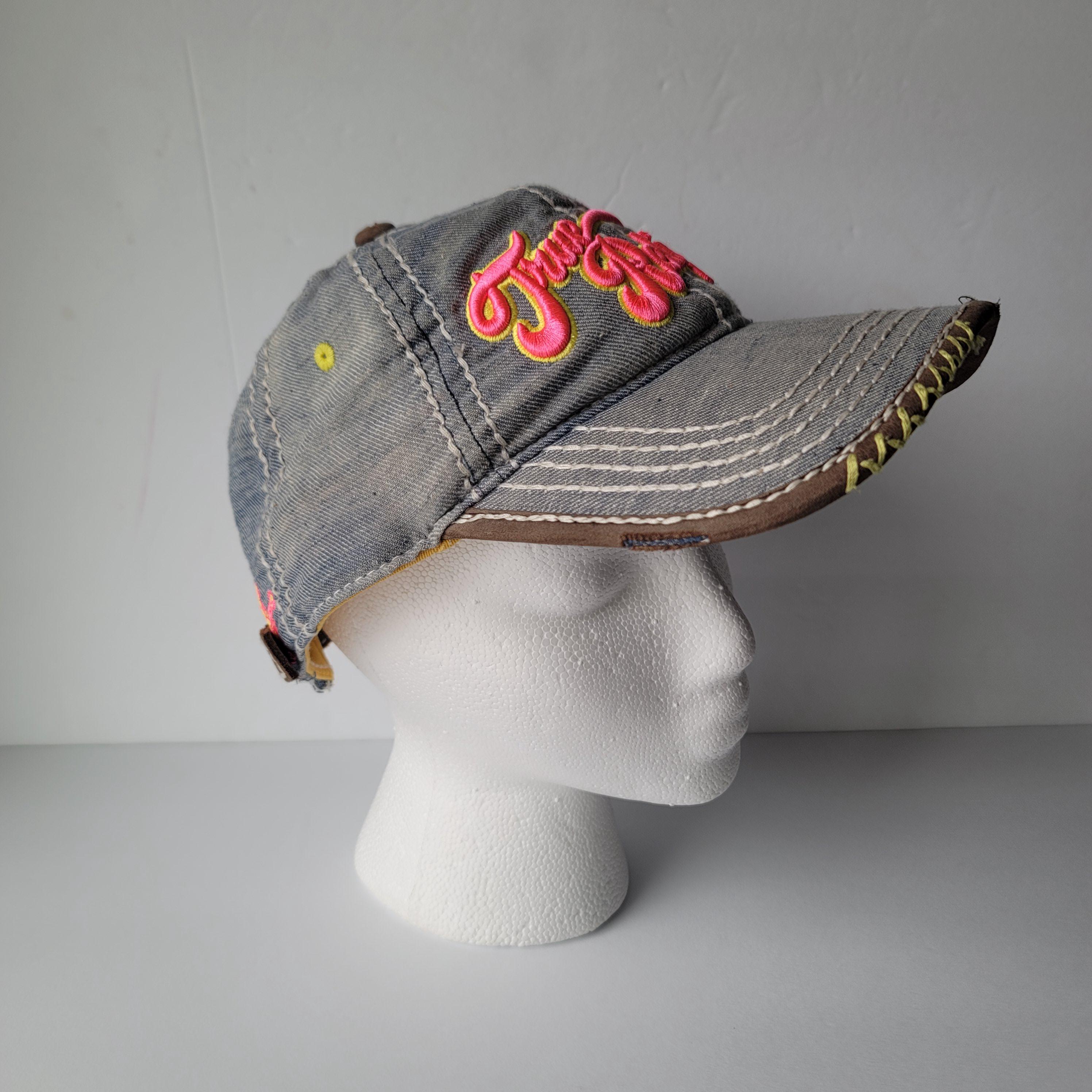 True Religion Distressed Multicolor Vintage Denim Cap Hat women Snapback True Religion Distressed Multicolor Vintage Denim Cap Hat  main image 2