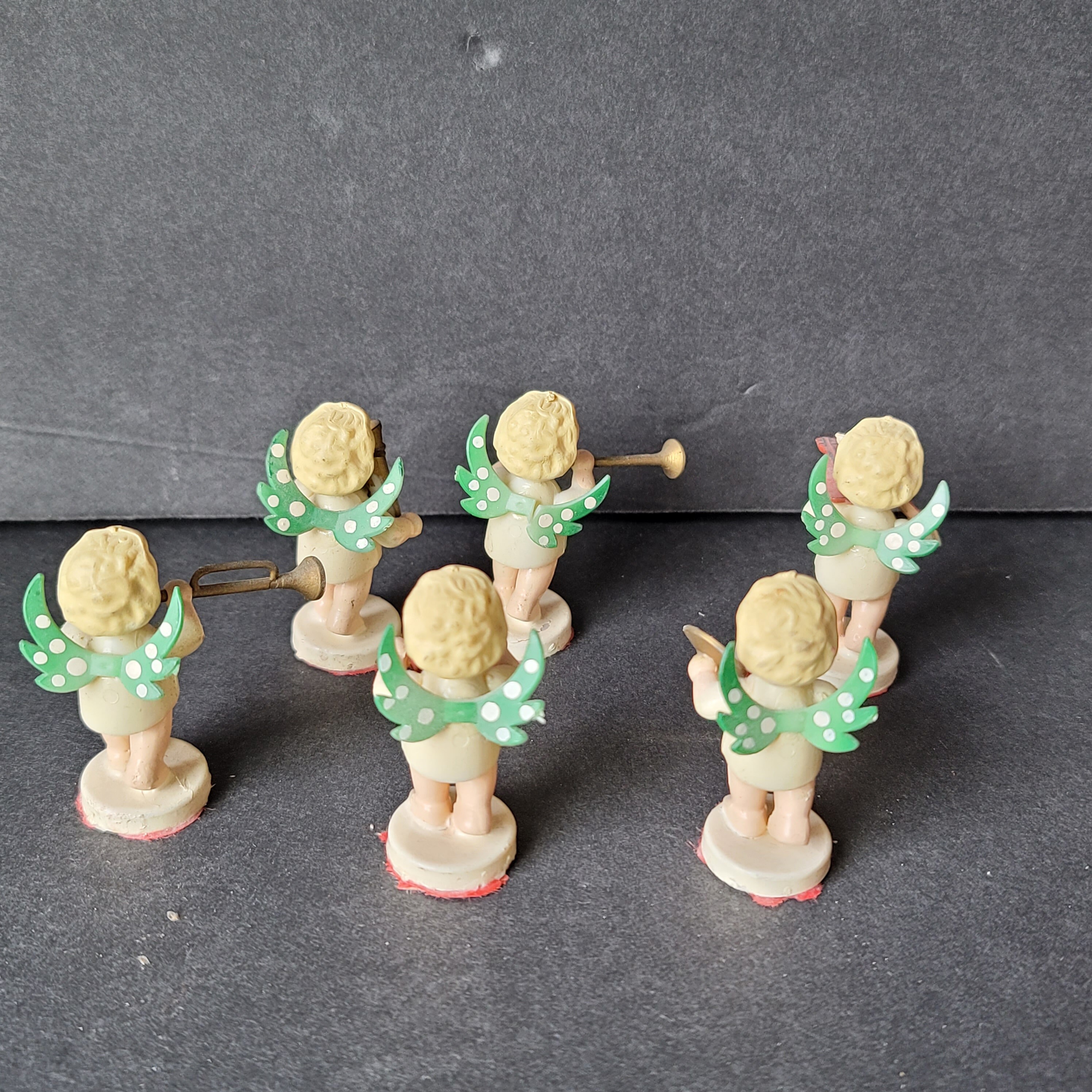 Hubrig 天使オーケストラ 木製フィギュリン 5体セット ドイツ