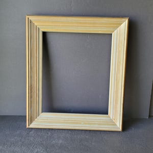 Vintage Chunky Rectangle Wood Frame Gallery Photo Wall 10x12 Photo