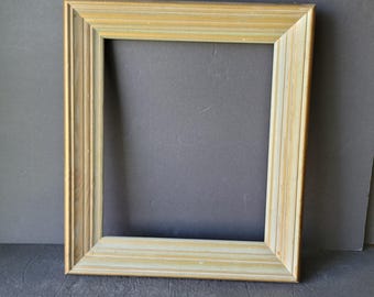 Marco de madera rectangular grueso vintage para fotos de pared de 10x12