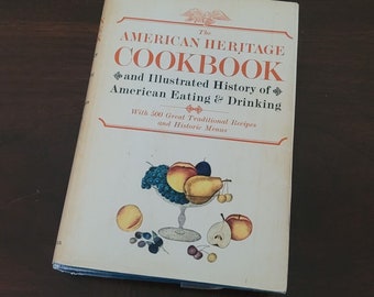 Vintage 1964 The American Heritage Cookbook Hardback Dustcover