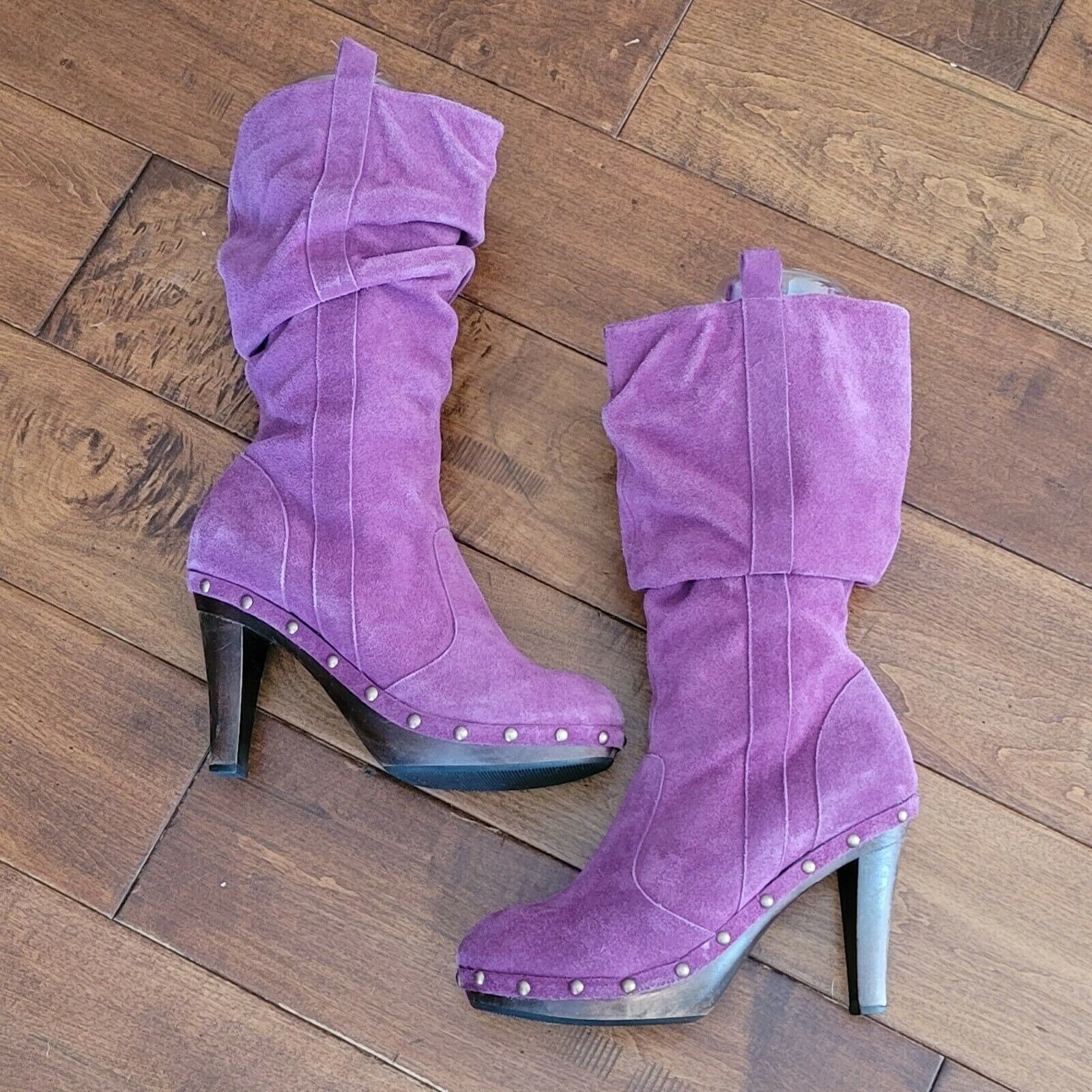 lavender womens boots