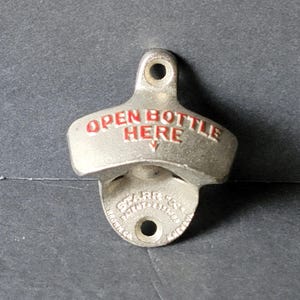 Wall Mount Starr X Metal Bottle Opener Brown Co. Newport News VA