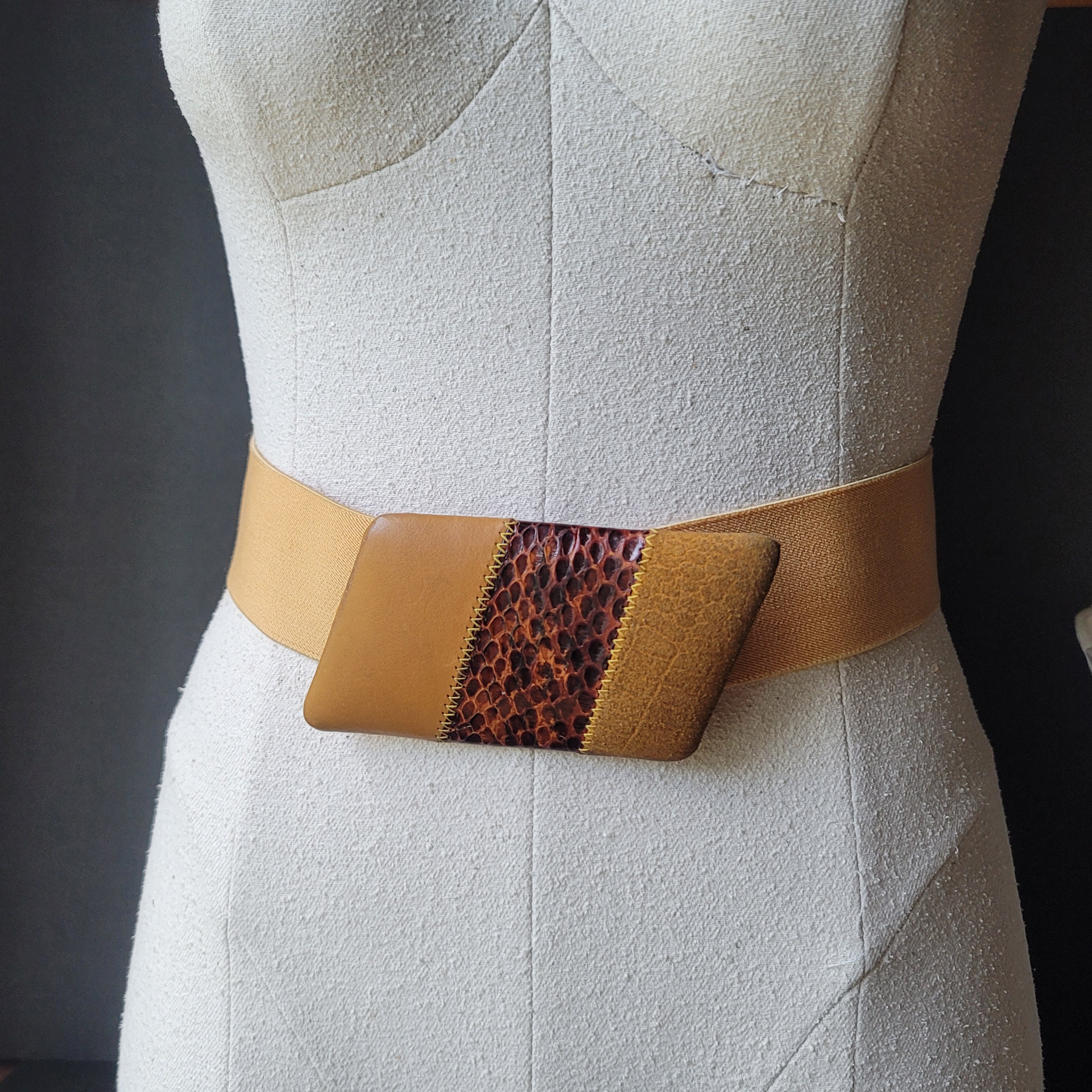 Vintage 1985 Boston Belt Mustard Yellow Wide Belt Huge Silver Buckle S USA Mustard Vintage Belt - Etsy main image 3