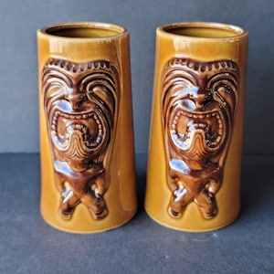 アンティーク Tiki vintage 陶器製 ティキマグ 2個セット Rare Vintage Tiki Mugs - Etsy