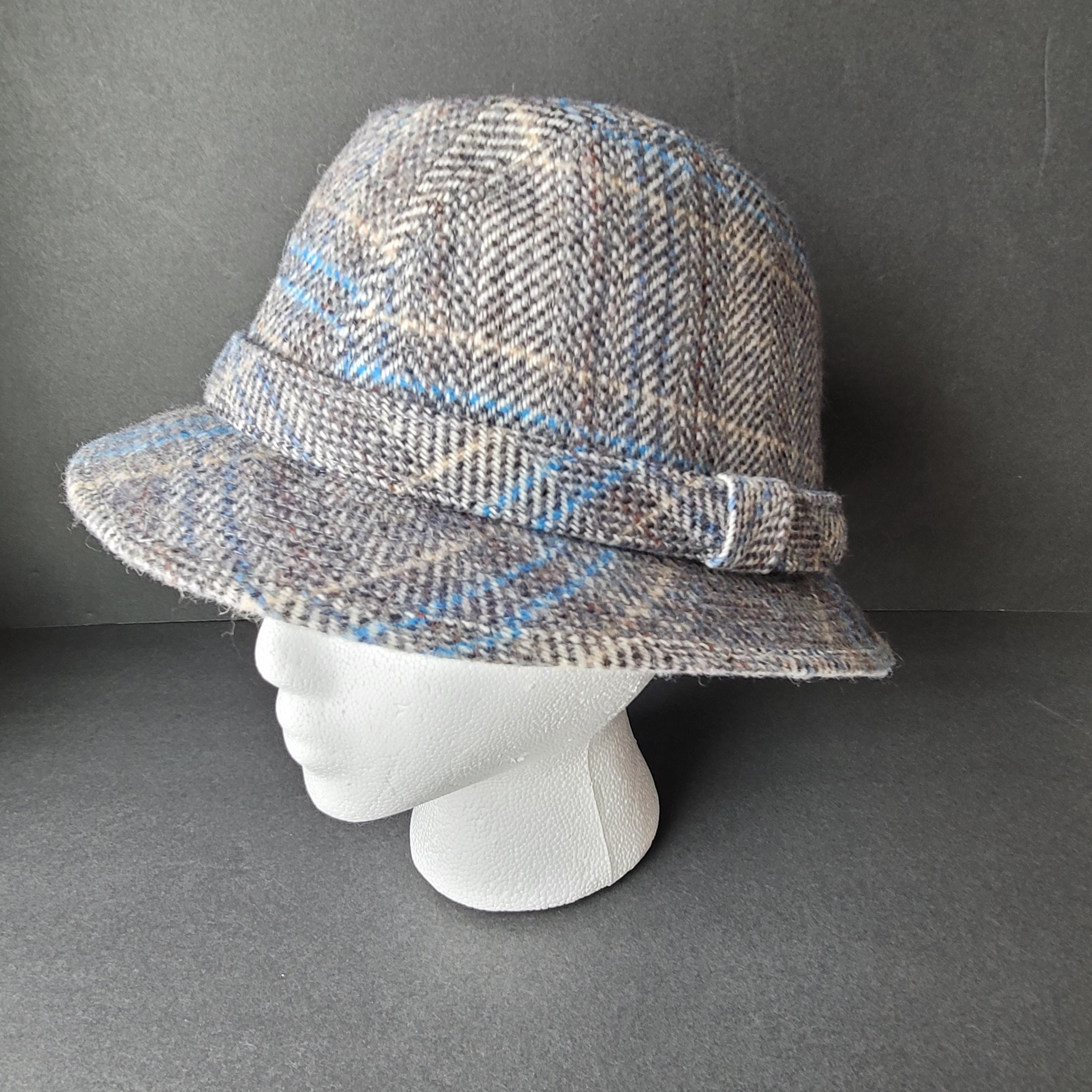 Vintage Stetson Gray Tweed Wool Fedora | USA Made | Unisex Stetson Tweed Fedora Vintage Hats for Men for sale | eBay main image 4