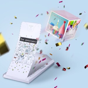 Boum Joyeux Anniversaire Maman Carte Explosion Confettis Etsy Boum Joyeux Anniversaire Maman Carte Explosion Confettis Etsy