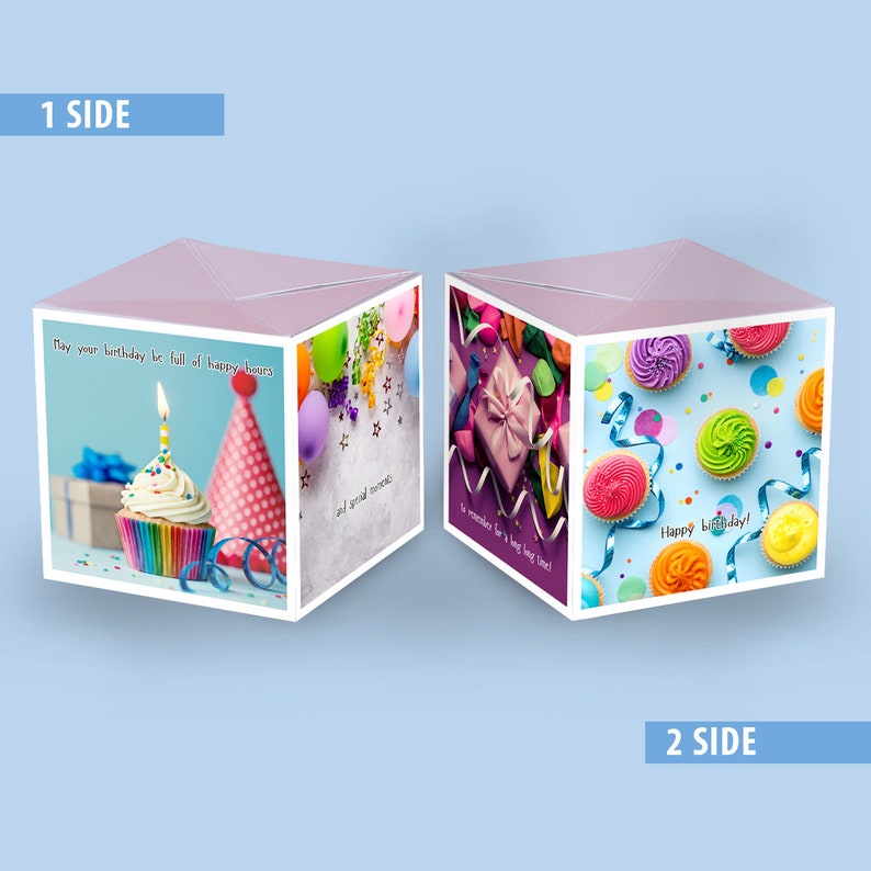 BOOM Birthday card exploding confetti. Funny surprise prank Etsy