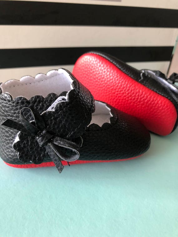 red bottom shoes for baby girl