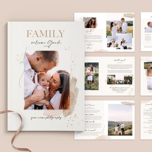 Family Welcome Guide for photographers, Information and style guide, Photography What to Wear, Family Session guide, Welcome package