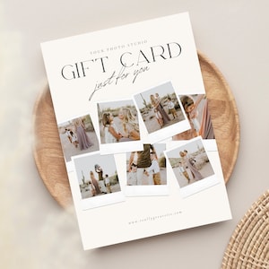 Modèle de chèque-cadeau pour photographe, modèle modifiable CANVA, carte-cadeau photographie, chèque-cadeau, modèle de carte-cadeau pour photographe