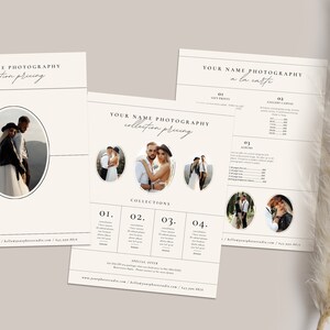 Photography Pricing Template, photography pricing list template, photography pricing guide, PHOTOSHOP INSTANT DOWNLOAD