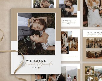 Wedding Photography Client Guide: Modern Magazine Template (Photoshop)