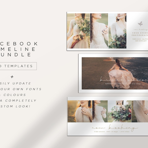 Photography facebook cover Bundle, Photography Facebook Timeline Covers, Facebook Cover Template, Facebook Cover Photo, Facebook banner