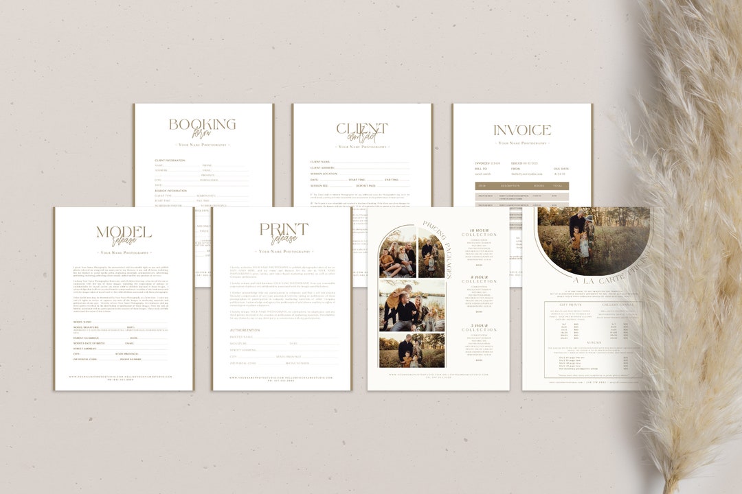Image 4 for Photography Business Forms Templates