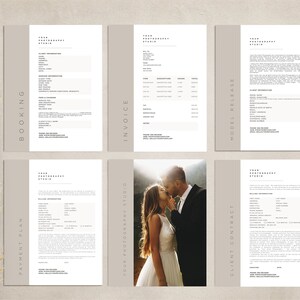 Photography Business Forms Bundle, Photography Forms Template Set, Photoshop & PDF Templates, Photography Contract Bundle, INSTANT DOWNLOAD!