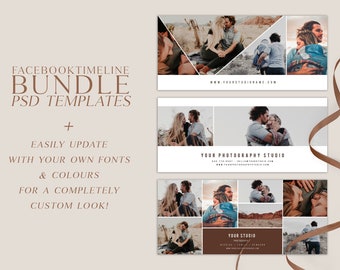 Facebook Timeline Cover Bundle, Photography Facebook Timeline Covers, Photoshop Facebook Template, Facebook Cover Photo, Facebook banner