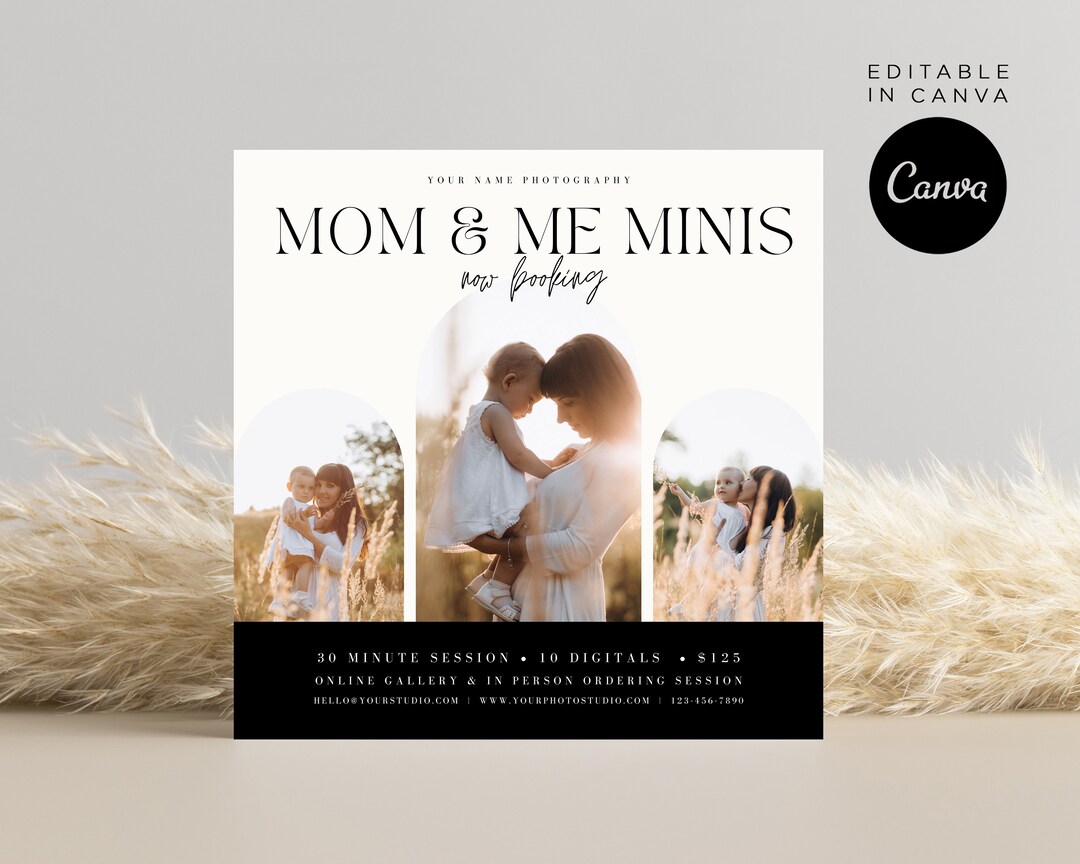Mommy and Me Minis Session Template, Photography Template, Mothers Day ...
