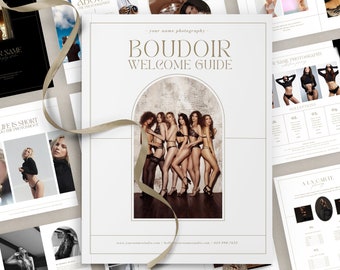 Boudoir Photography Welcome Guide Template: CANVA Pricing List