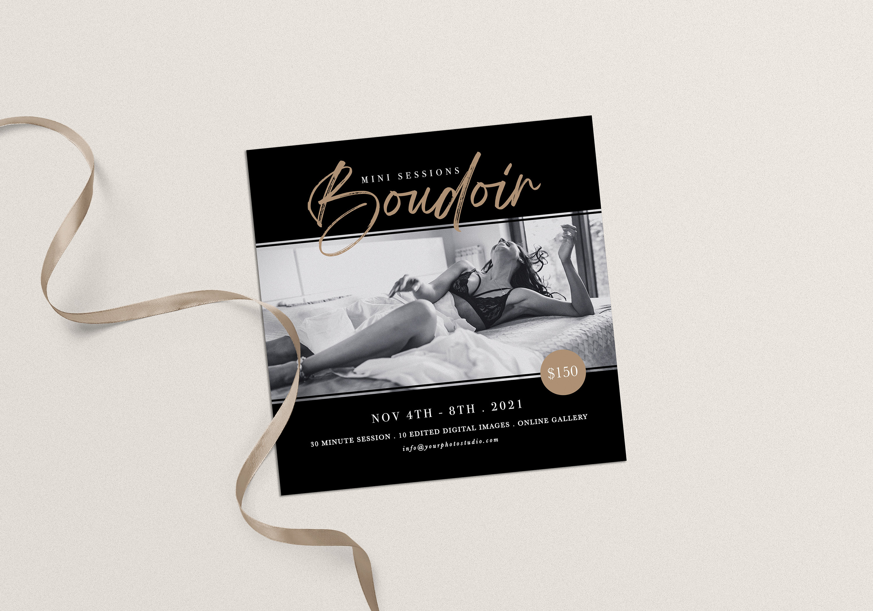 Boudoir Session Template Boudoir Template Boudoir Mini Etsy