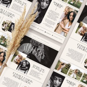 Photography Welcome Email Newsletter template CANVA, Welcome Email Template, Holiday Email Newsletter Template, Photography Marketing Email