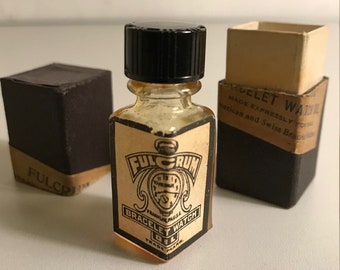 Fulcrum Bracelet Watch Oil, Vintage Watch Maker Supply, Franklin PA, For American and Swiss Watches, Glass Bottle, Cardboard Box, Ships Free