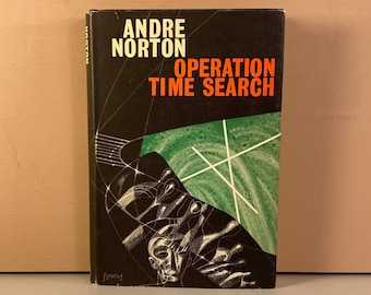 1967 Operation Time Search, First Edition, Andre Norton Hardcover Book, Stand-Alone Novel, Andre Norton Books, Free Shipping