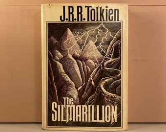 1977 3rd Printing Hardcover Book, J. R. R. Tolkien, The Silmarillion, LOTR History of the Elves, First American Edition, Free Shipping