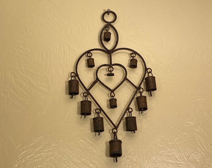 Divine OM Wall Hanging Bell With Rope For Temple { Mandir} / Home Deco – JASMEY HOMES - View #4