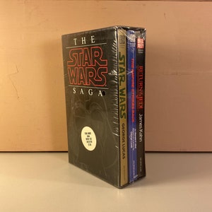 Sealed The Star Wars Saga Paperback Book Box Set, George Lucas, 1980s Vintage Books, Ballantine Books, Retro Star Wars Gifts, Free Shipping