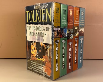 2003 SEALED Box Set, The Histories of Middle-Earth, JRR Tolkien Paperback Book Middle Earth Collection, J. R. R. Tolkien, Free Shipping